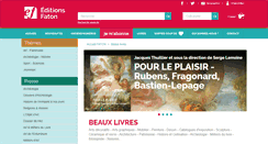 Desktop Screenshot of faton-beaux-livres.com
