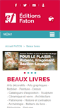 Mobile Screenshot of faton-beaux-livres.com
